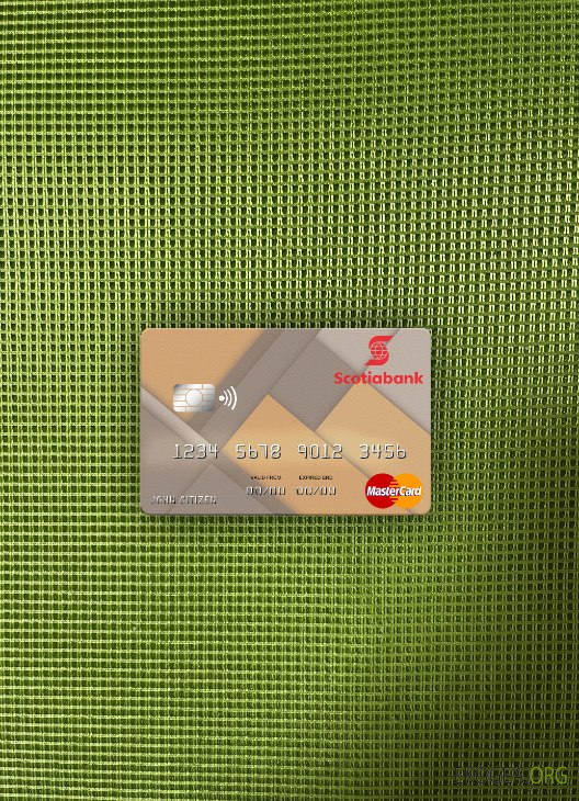 Photolook mastercard de la Banque Scotia de la Jamaïque recto